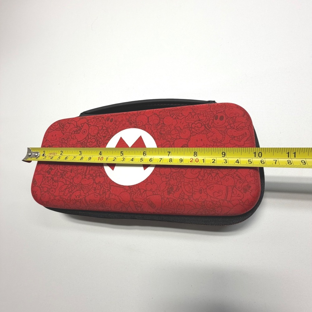 Nintendo Switch Carrying Case Mario Red Travel Hard Shell - Picture 3 of 6